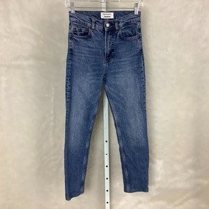 Reformation Laguna Wash Liza High Rise Straight Jeans 24